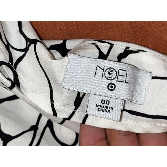 Fe Noel x Target Sketch Palm Leaf Print Wrap Tie One Shoulder Top Sketch Palm L - Picture 6 of 9